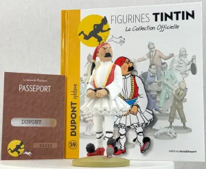 Tintin Figurine Officielle # 59 Syldavian Thompson: Destination Moon Herge model Moulinsart Figure<br>