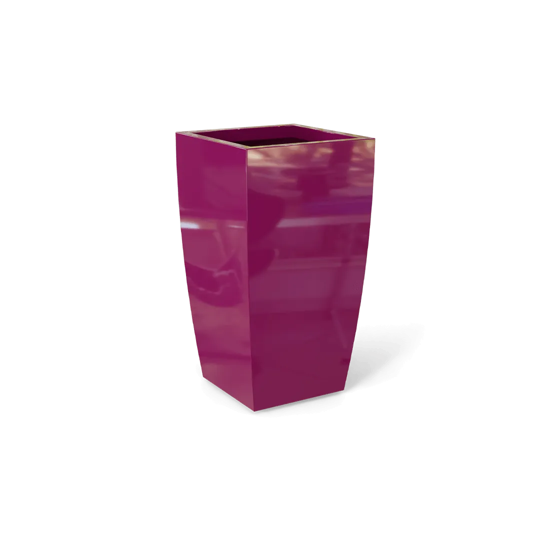 Toulan Modern Tall Tapered Square Planter