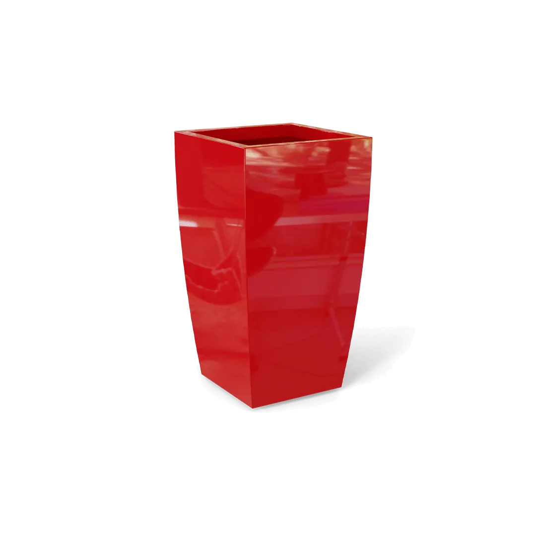 Toulan Modern Tall Tapered Square Planter