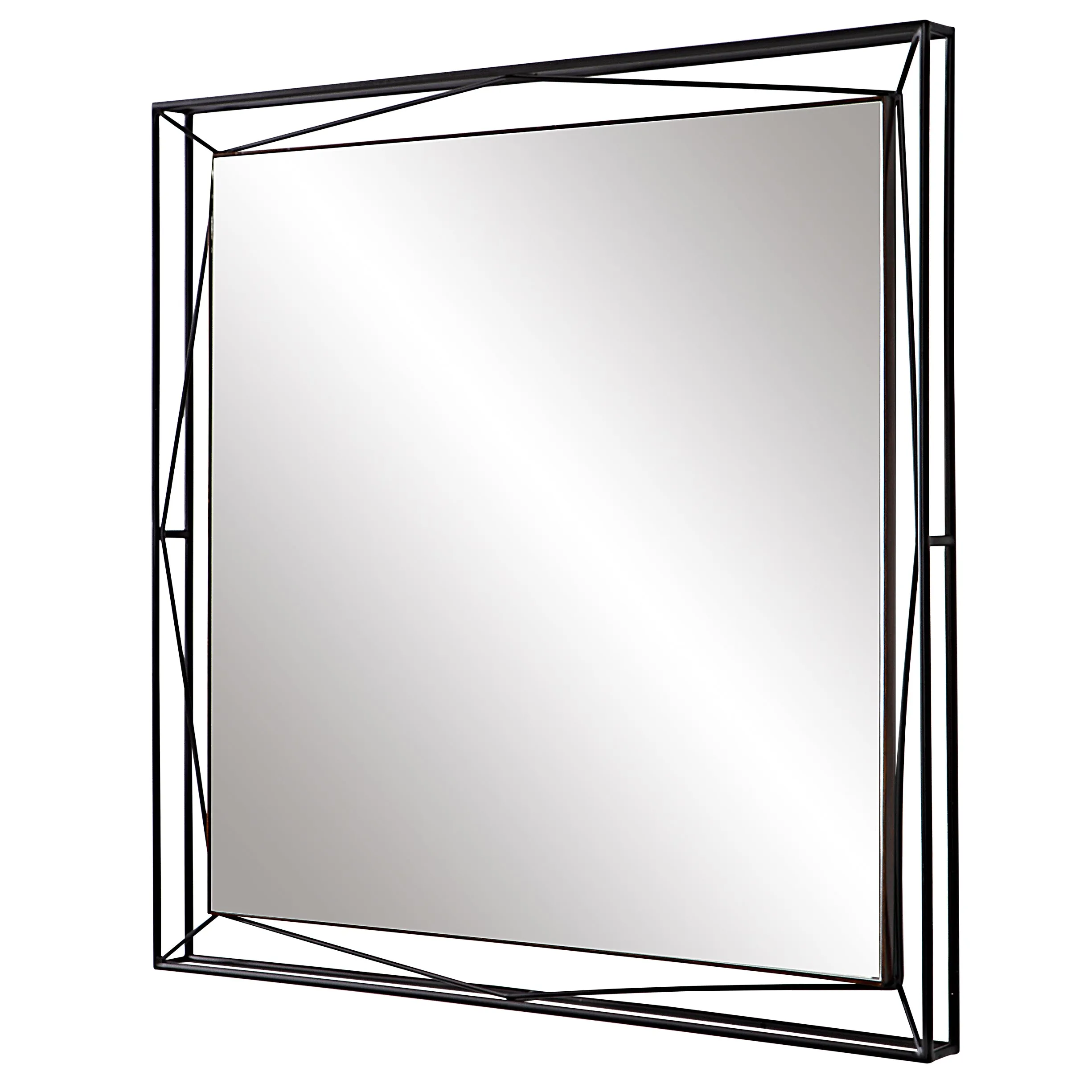 Uttermost Entangled Modern Square Mirror