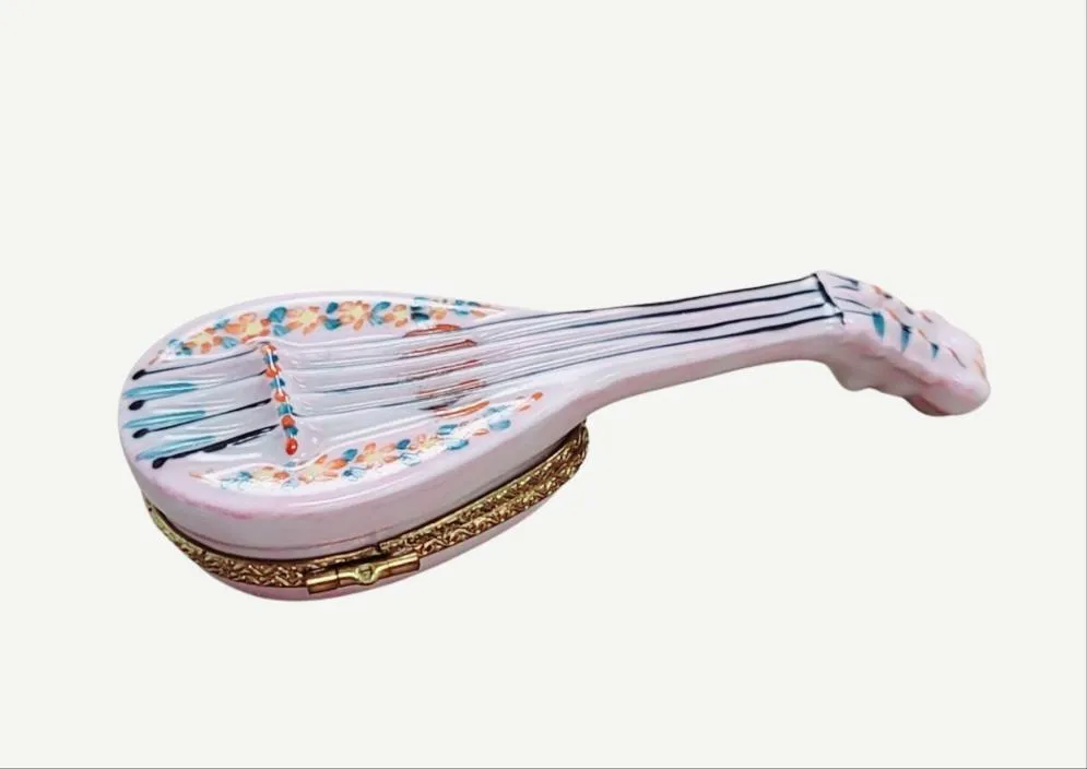 White Mandolin Instrument